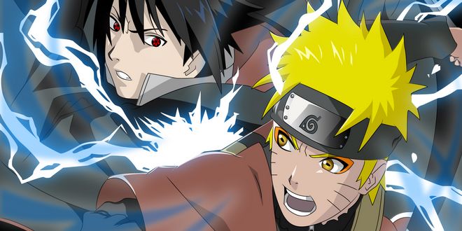 Desenho Art - Sasuke vs Naruto, desenho em processo +