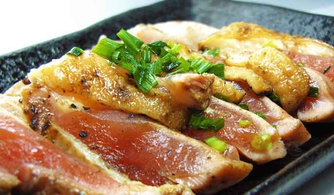 Sashimi de frango