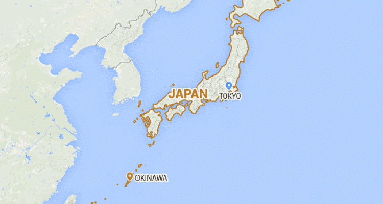 Okinawa no mapa