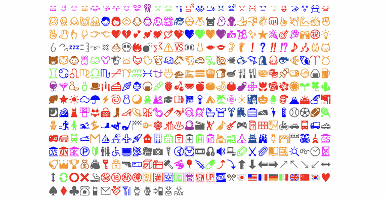 Lista de emojis Shigetaka
