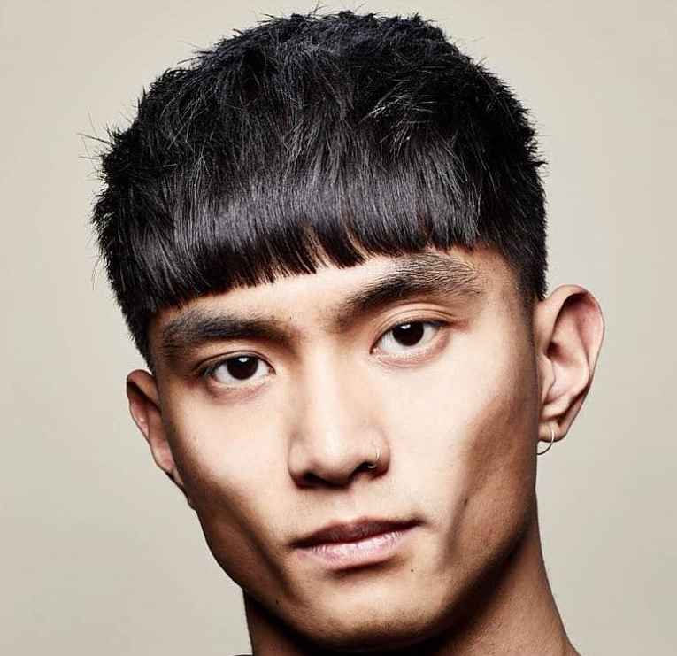 corte de cabelo asiatico masculino