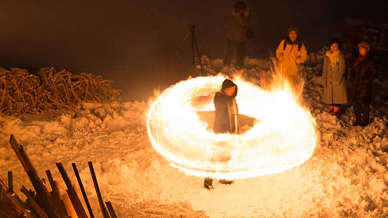 Círculo de fogo do festival