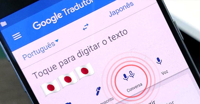 Aprenda japonês: Conversar usando o Google Tradutor